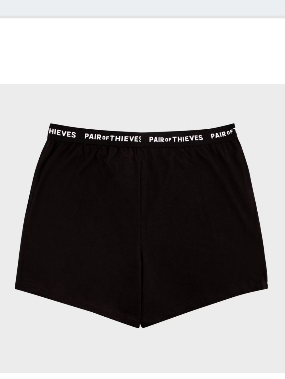 Men's Black Loose-Fit Boxer - Pair Of Thieves - XL